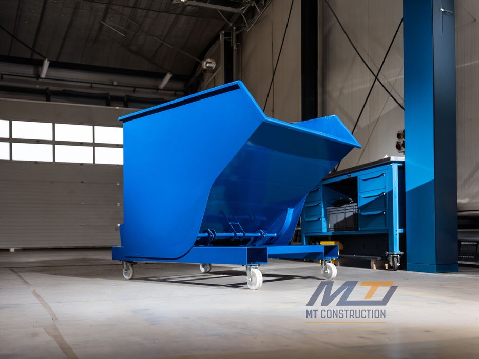 Kontener / Koleba / Pojemnik metalowy samowyładowczy 1000l  | Producent