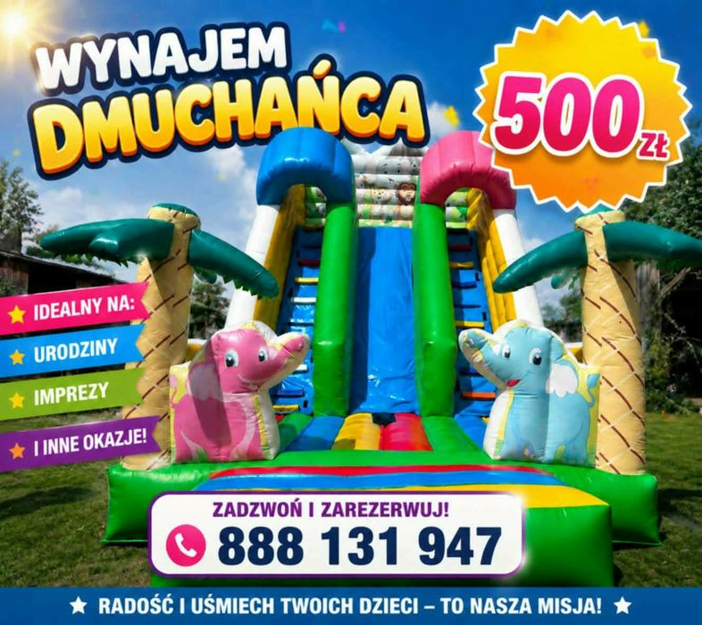 Wynajmę Dmuchanća