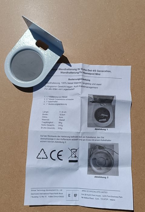 Uchwyt Alexa Echo dot 4 dot 5