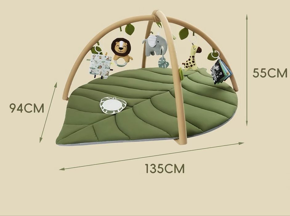 Tapete de Atividades para Bebé com Arco e Brinquedos