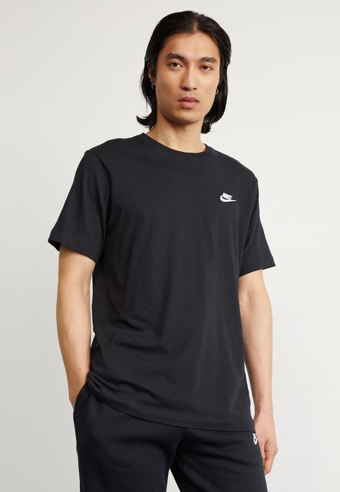 T-shirt czarny z logo Nike M