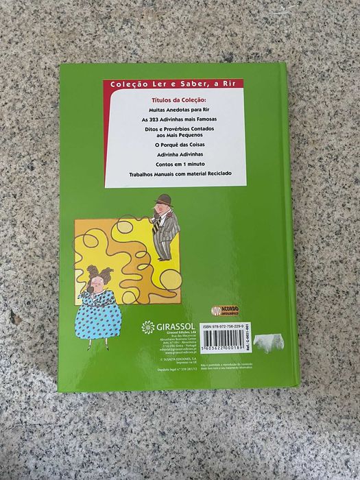 Livro de anedotas - "Muitas anedotas para rir"