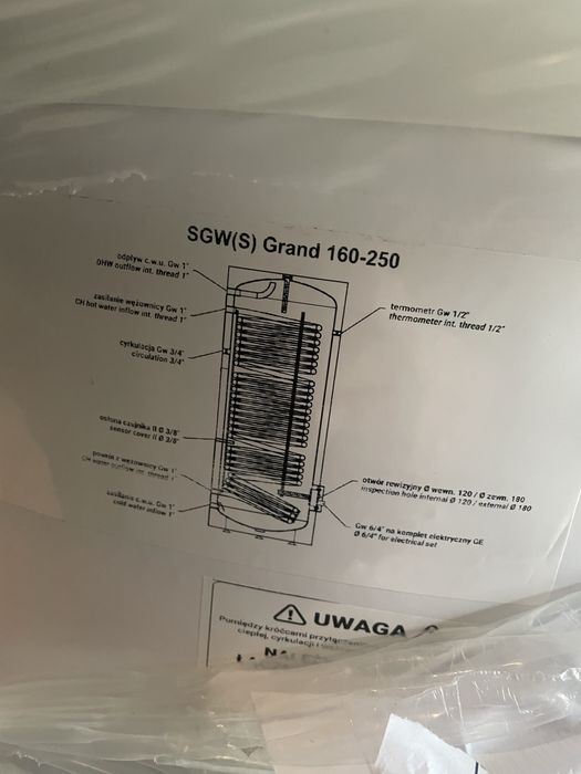 Galmet podgrzewacz bojler 200l