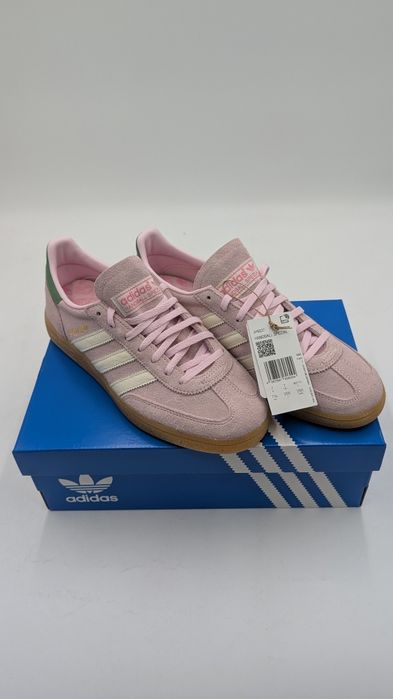 buty adidas originals handball spezial różowe pink pudrowy róż zamsz rozmiar 40 2/3 nowe z metką