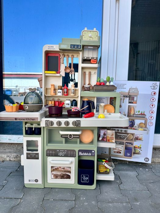 Кухня TK Group 90 см, 88 елементів, світло, звук, яйцеварка, пар, вода