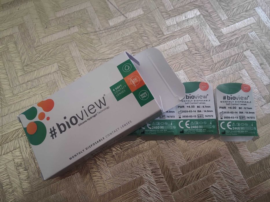 Soczewki miesięczne #bioview +4.00