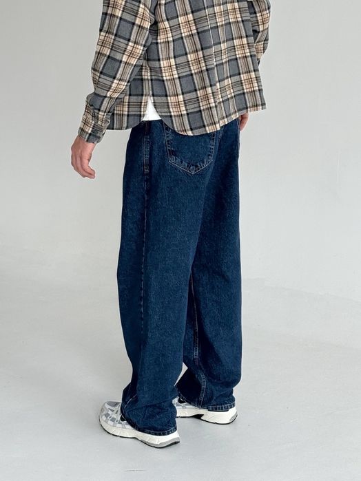 Джинси чоловічі широкі baggy jeans, штани баггі | Джинсы багги мужские широкие Джынсы беги в стиле 90 х реп ск8 Штаны rap pants sk8 y2k | Розмір XS