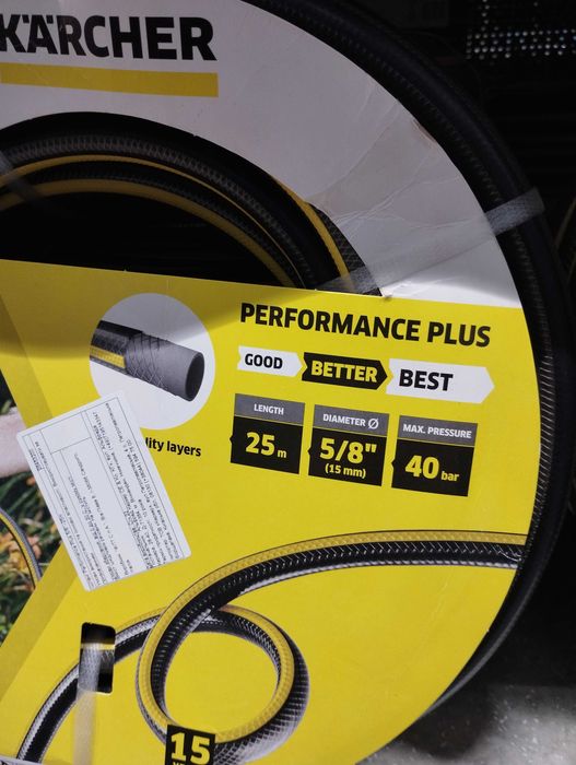 Karcher 2.645-320.0 шланг для поливу Performance Plus 5/8" 25м -20+60