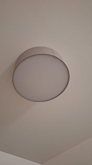 Plafon sufitowy ścienny szary