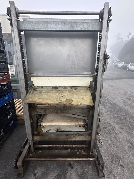 Maquina Lavadora de frutas de escovas e tapete