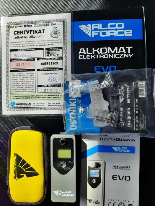 Okazja! Alkomat elektrochemiczny ALCOFORCE EVO