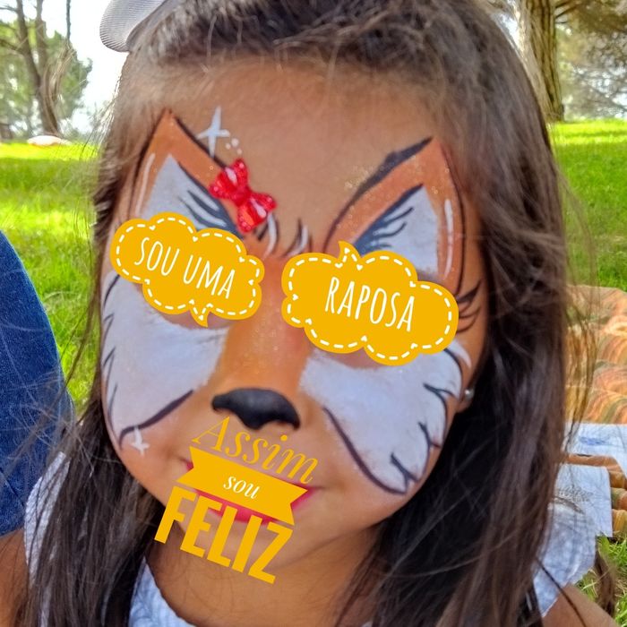 Pinturas faciais e jogos tradicionais