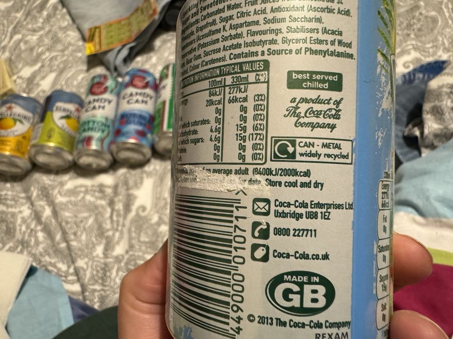 Lote de 10 Latas vazias: Chupa-Chupps; Candy Can e outras