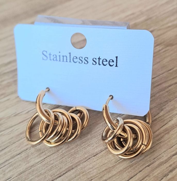 Nowe kolczyki stal chirurgiczna