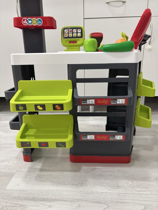 Supermercado Smoby de brincar + acessórios