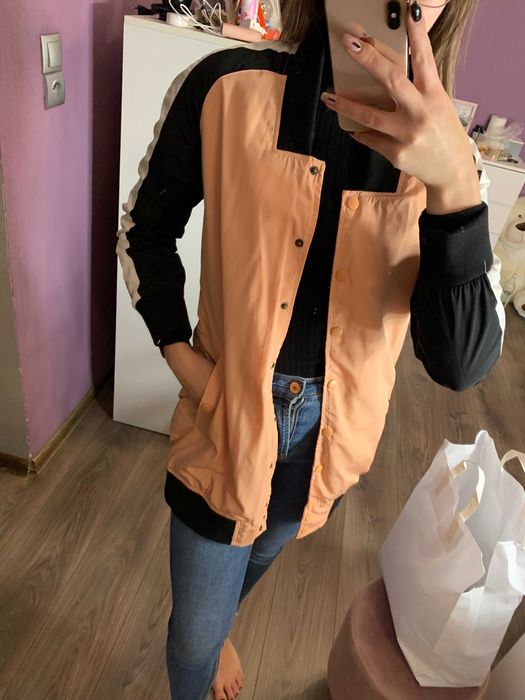 Kurtka bluza cienka brzoskwiniowa S NOWA