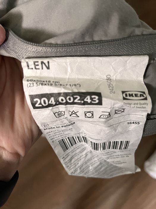 Almofada de amamentação LEN IKEA com capa adicional