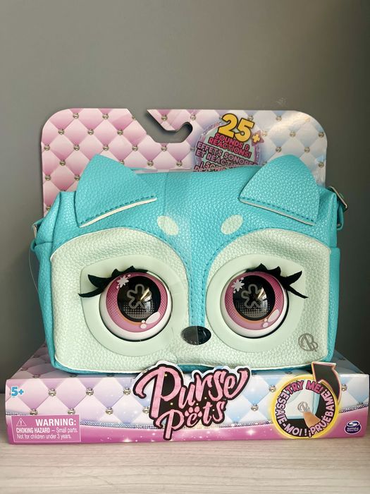 Purse Pets Fox Interactive Блуфокс інтерактивна сумочка лисичка глазки