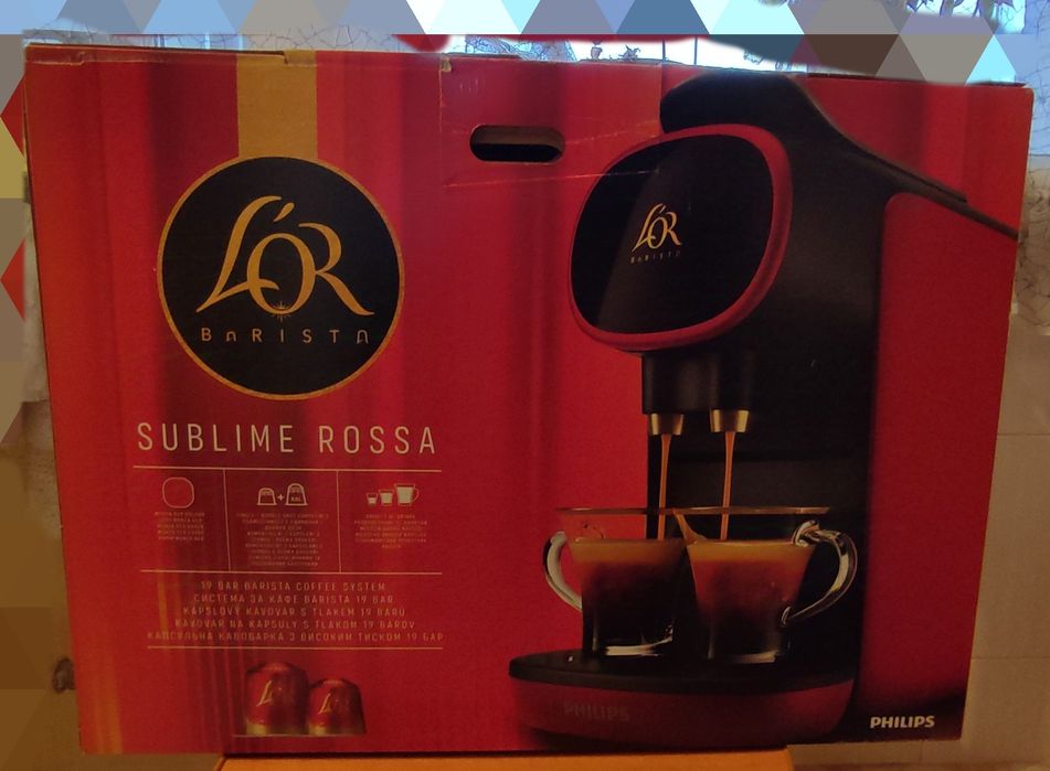 Кавоварка Philips L'OR Barista Sublime Rossa капсульна