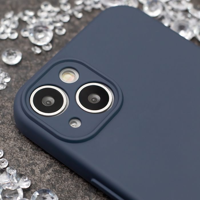 Nakładka Silicon do Motorola Edge 70 Fusion ciemnoniebieska