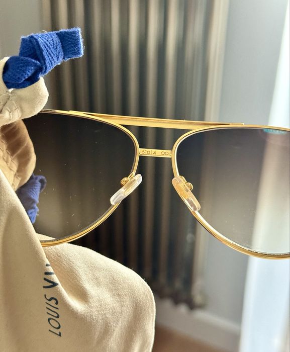 Louis Vitton okulary przeciwsłoneczne pilotki