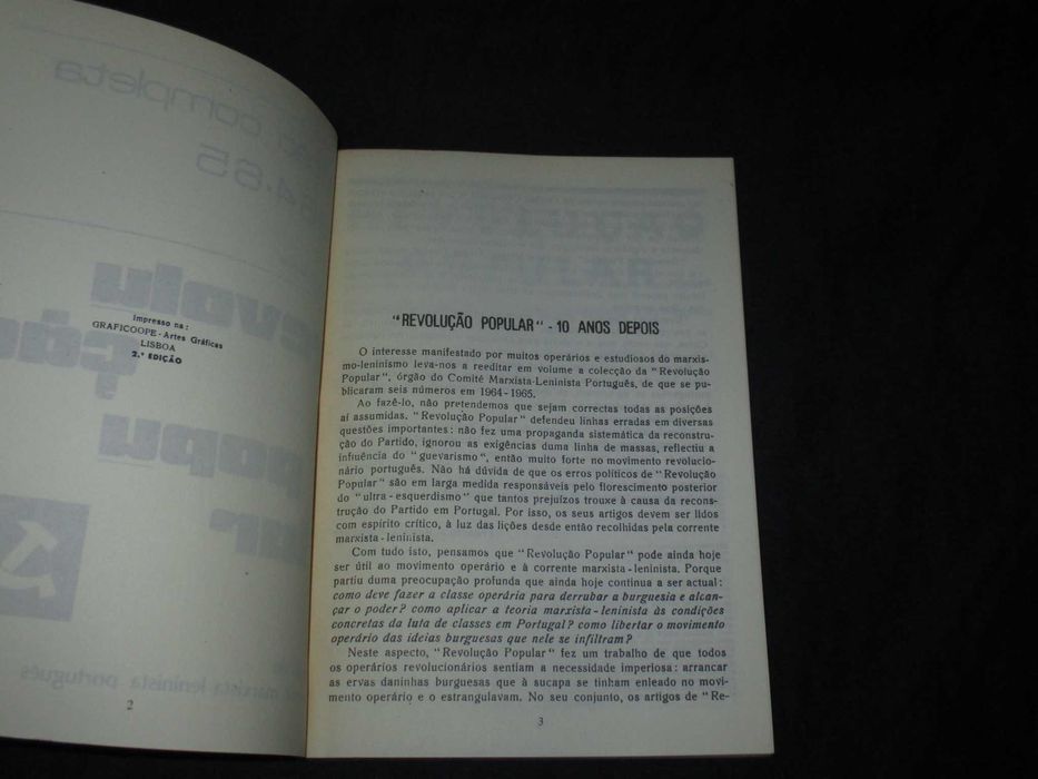 Livro Revolução Popular Edição Completa 1967