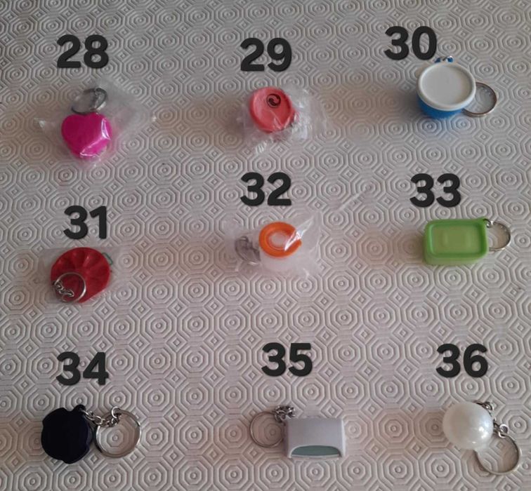 Porta-chaves Tupperware Novos
