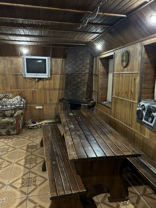 Сдаеться баня на дровах с чаном, есть генератор