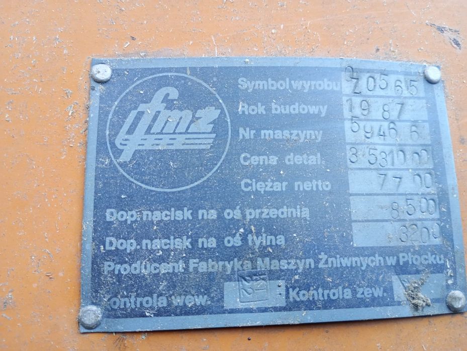 Kombajn Bizon Z056 Super/Sieczkarnia/Stół do rzepaku