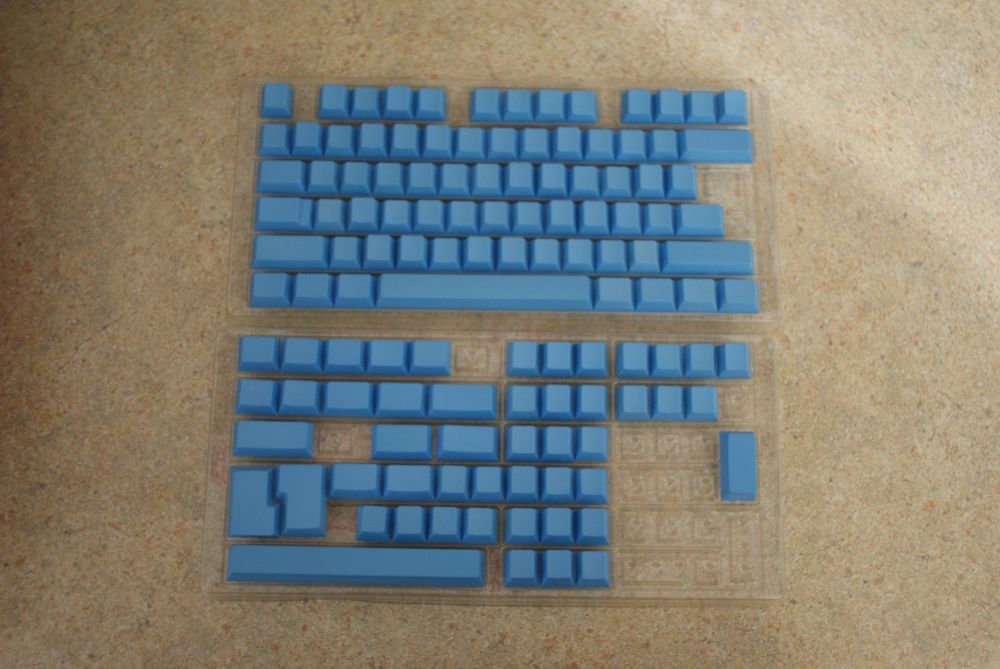 Zestaw keycap blank PBT