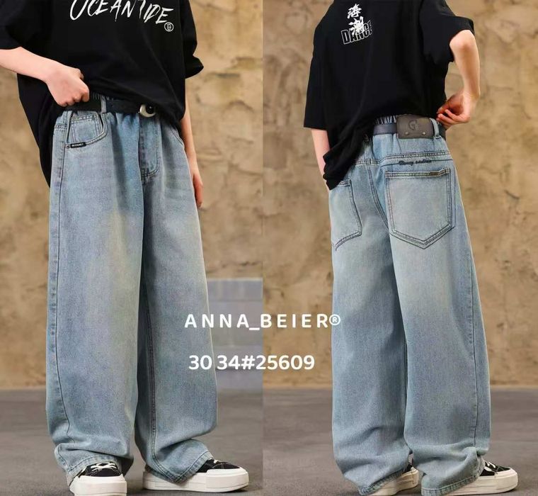 Підліткові широкі джинси скейтери баггі baggy р.150-180 широкие джинсы