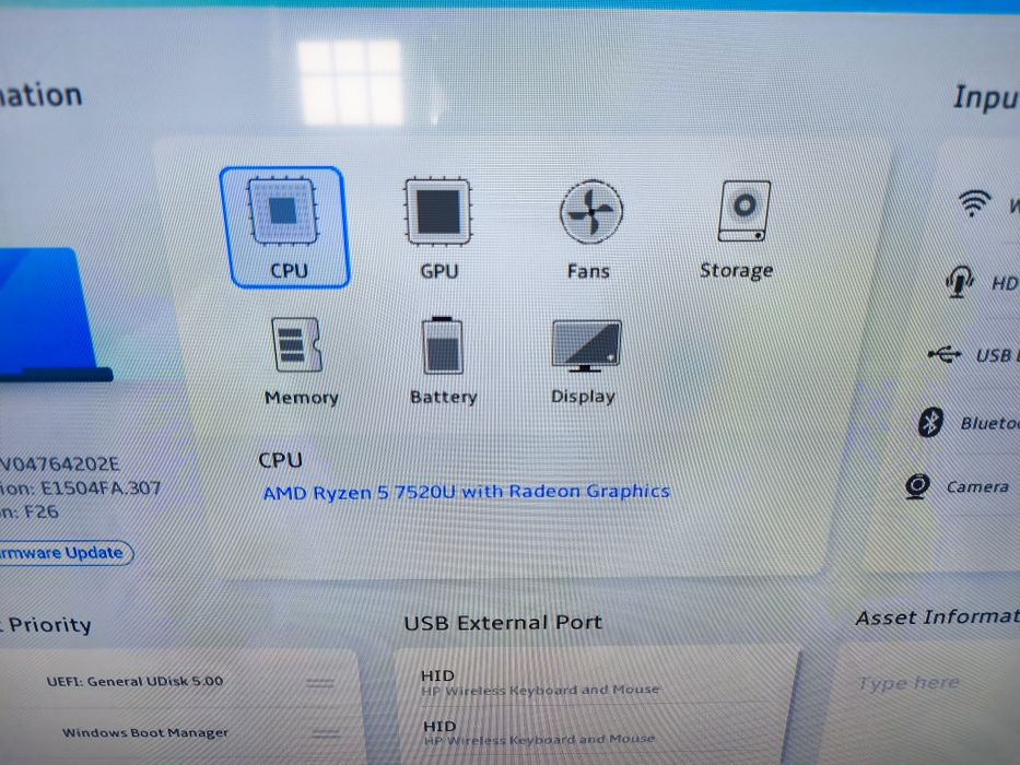Portátil Sem Chassi - Motherboard Completa com Componentes Integrados