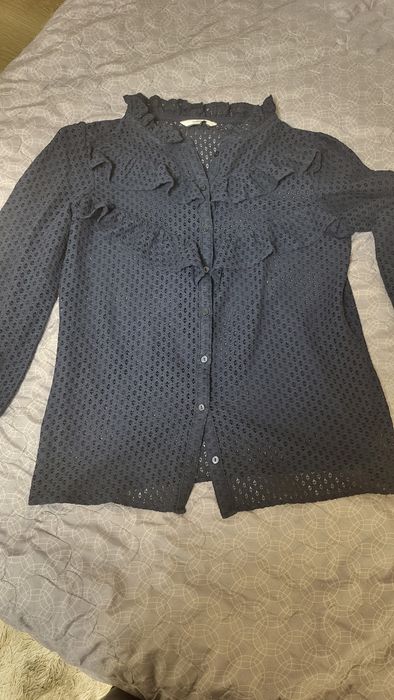 Блуза розмір L темно синя