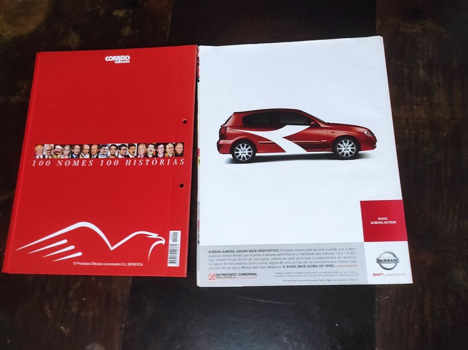 Capa do Benfica e revista