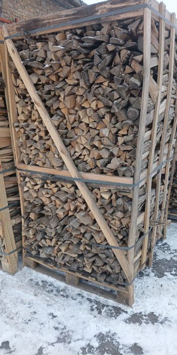 Сухі дрова в пічку мікс дуб, граб, ясен 2,3 складометра