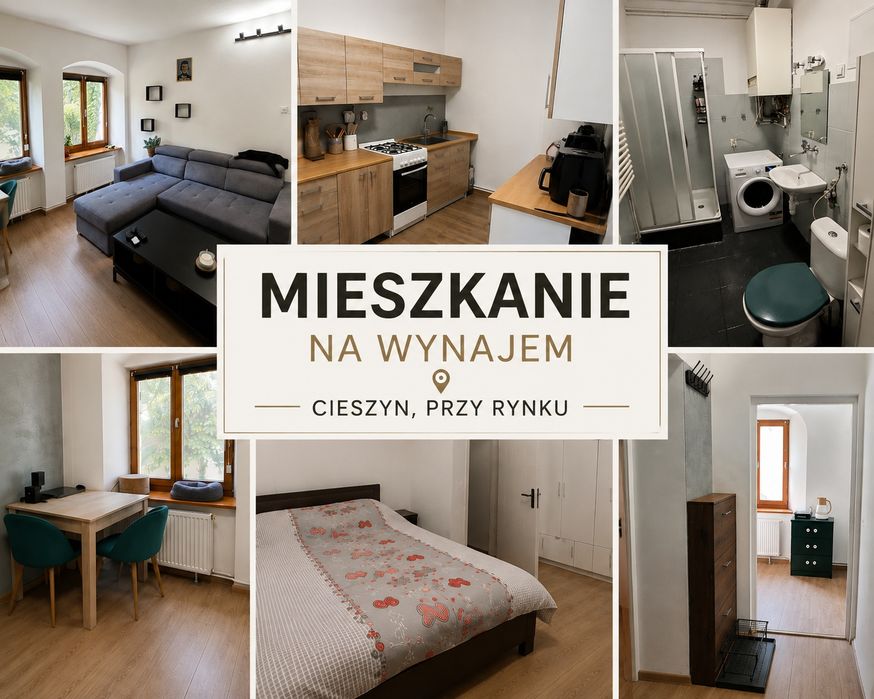 Mieszkanie 2-pokojowe na wynajem – Cieszyn, przy Rynku