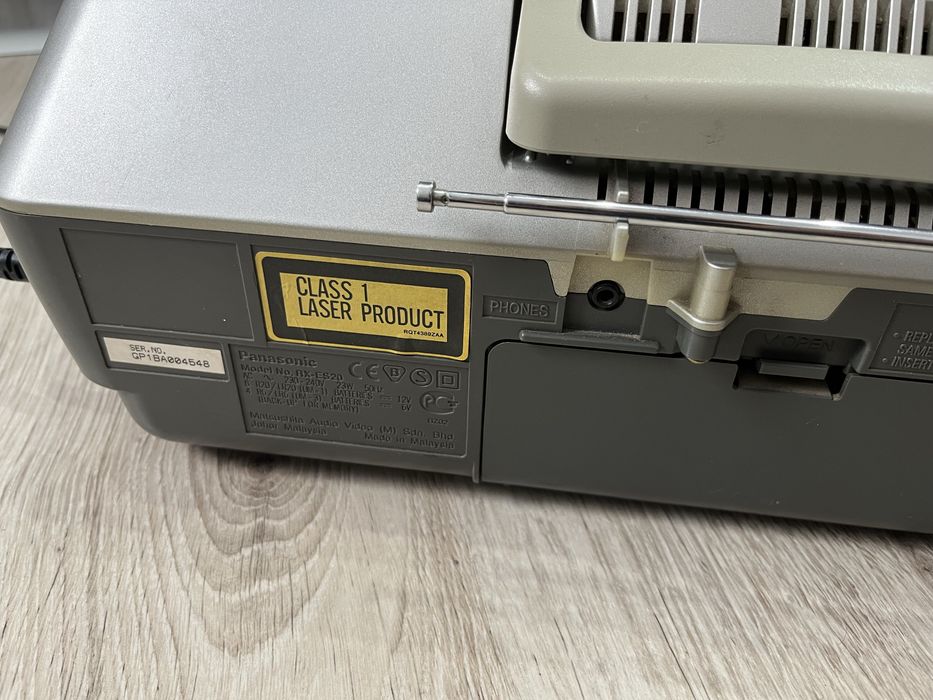 Boombox Panasonic rx-es20 z pilotem Radioodtwarzacz radio CD kasety