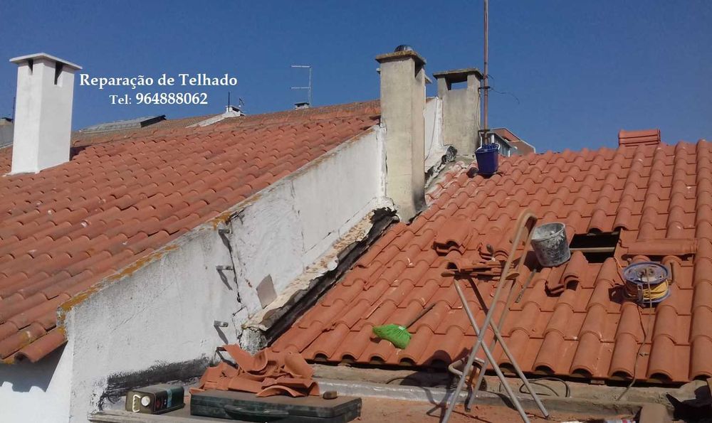 Limpeza de Telhados, . Reparação Telhado, Substituição de Telhados
