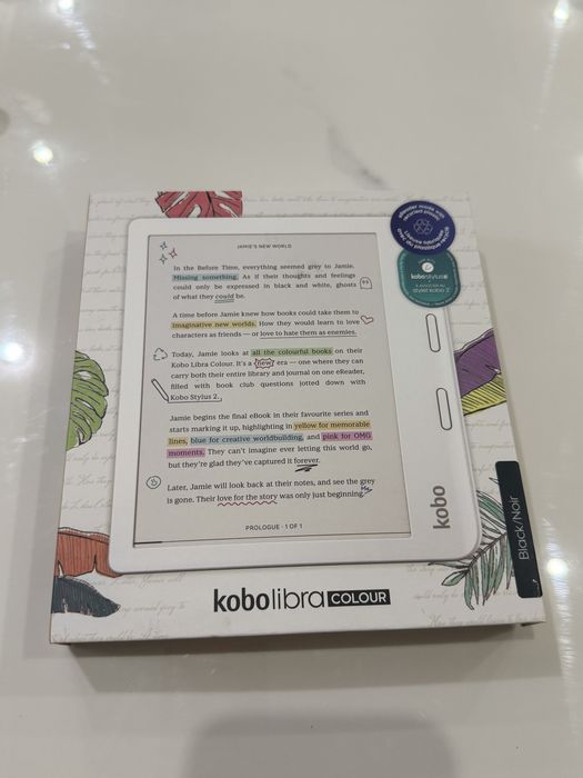 Електронна книга з підсвічуванням Kobo Libra Colour Black