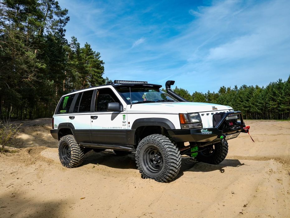 Jeep Grand Cherokee ZJ, Cherokee, Offroad, 4x4, lift, 2x wyciągarka, LED, blokada