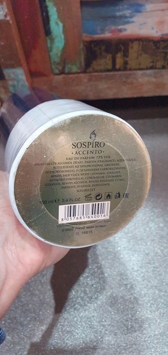 Sorpiro accento perfumy unisex damskie męskie 100 ml EDP