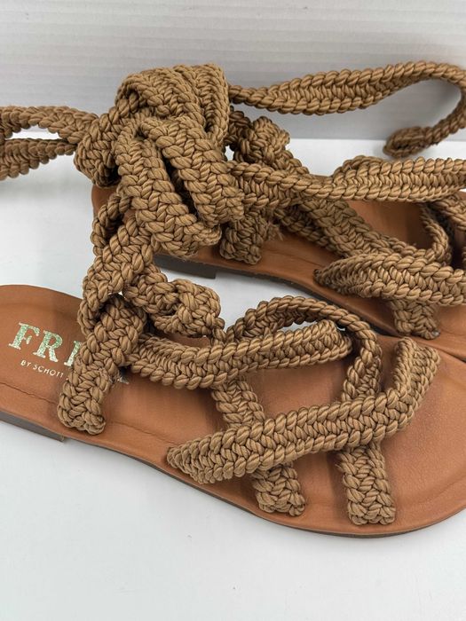 frIDA by SCHOTT & BRINCK sandały skórzane  brązowe  R.37  FR12A