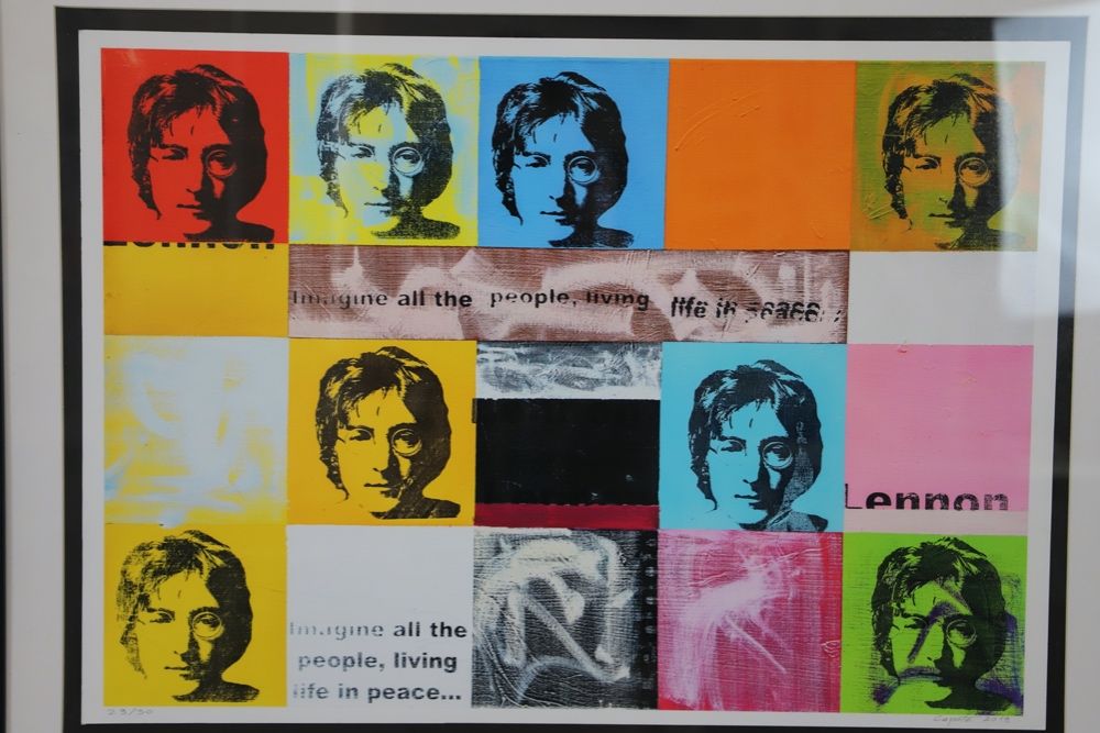 Screenprint by artist André Capote – John Lennon64739927753346121
