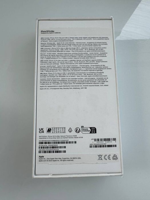 Iphone 15 pro max 512gb