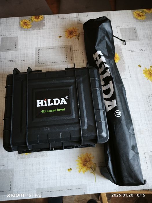 Laser krzyżowy samopoziomujący zielony 4D