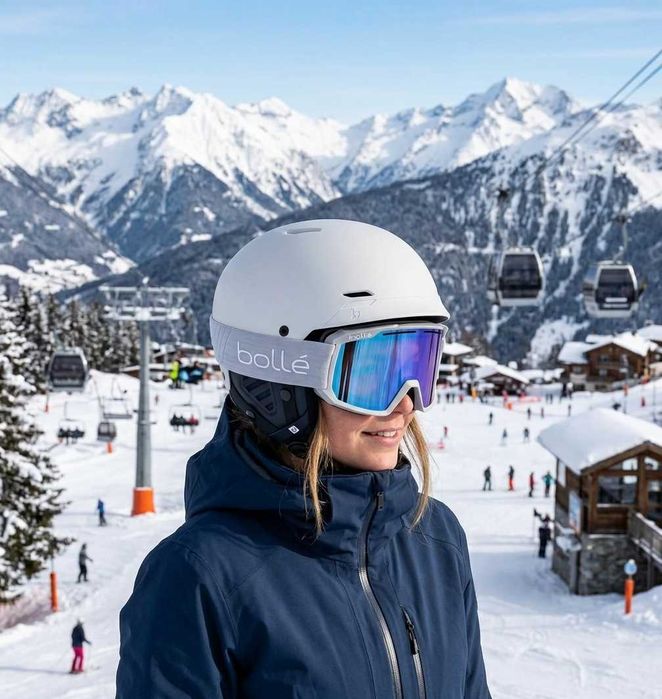 Bolle Combo Mute Ski Helmet / Maddox Ski Goggles S2