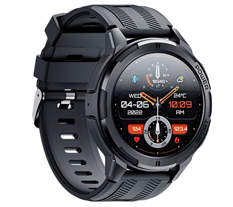 smartwatch męski rubicon rncf26-1 black