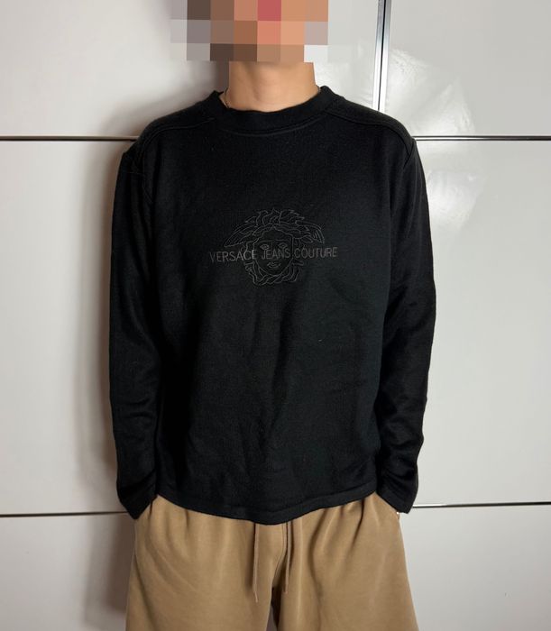 Sweter Versace Jeans Couture Meduza Big Logo Vintage 90’s 581