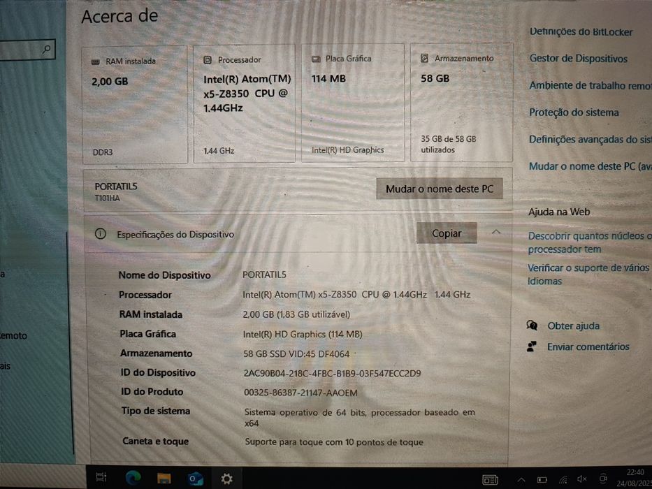 Portátil asus t101ha-x5dhds81