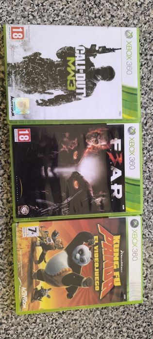 Fear 3/Call of duty modern warfare 3/Kung fu panda Xbox 360